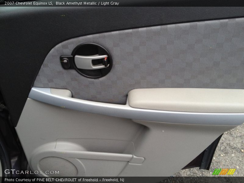 Black Amethyst Metallic / Light Gray 2007 Chevrolet Equinox LS