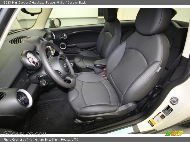 Pepper White / Carbon Black 2013 Mini Cooper S Hardtop