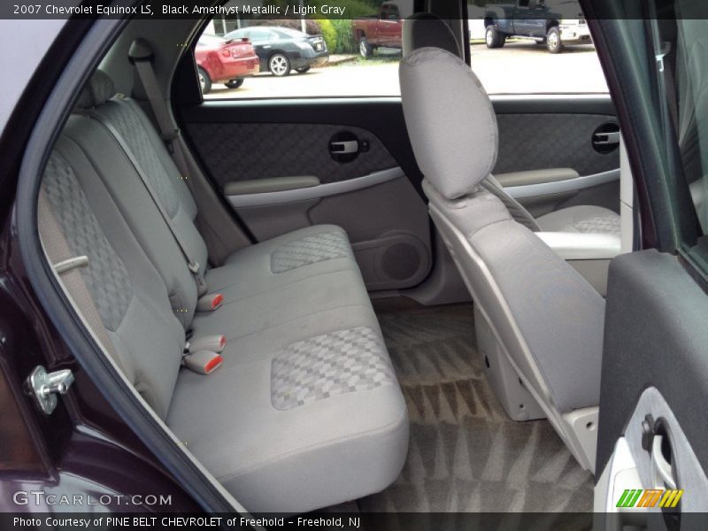 Black Amethyst Metallic / Light Gray 2007 Chevrolet Equinox LS