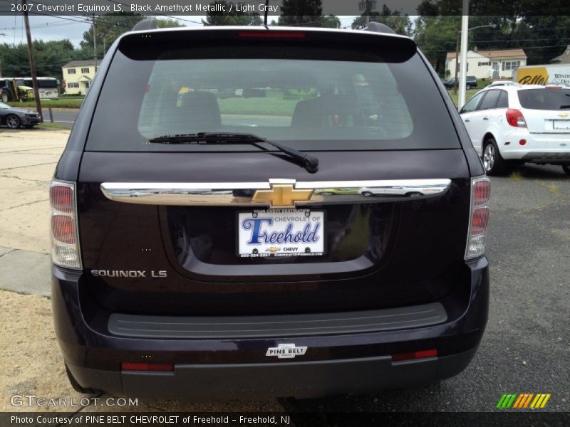 Black Amethyst Metallic / Light Gray 2007 Chevrolet Equinox LS