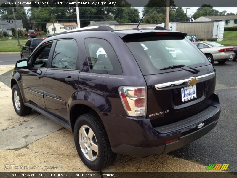 Black Amethyst Metallic / Light Gray 2007 Chevrolet Equinox LS