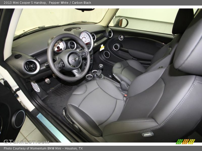 Pepper White / Carbon Black 2013 Mini Cooper S Hardtop