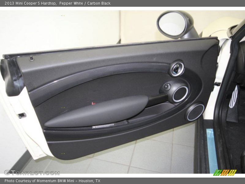 Pepper White / Carbon Black 2013 Mini Cooper S Hardtop