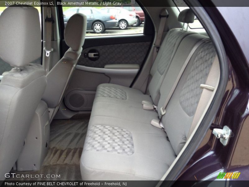 Black Amethyst Metallic / Light Gray 2007 Chevrolet Equinox LS