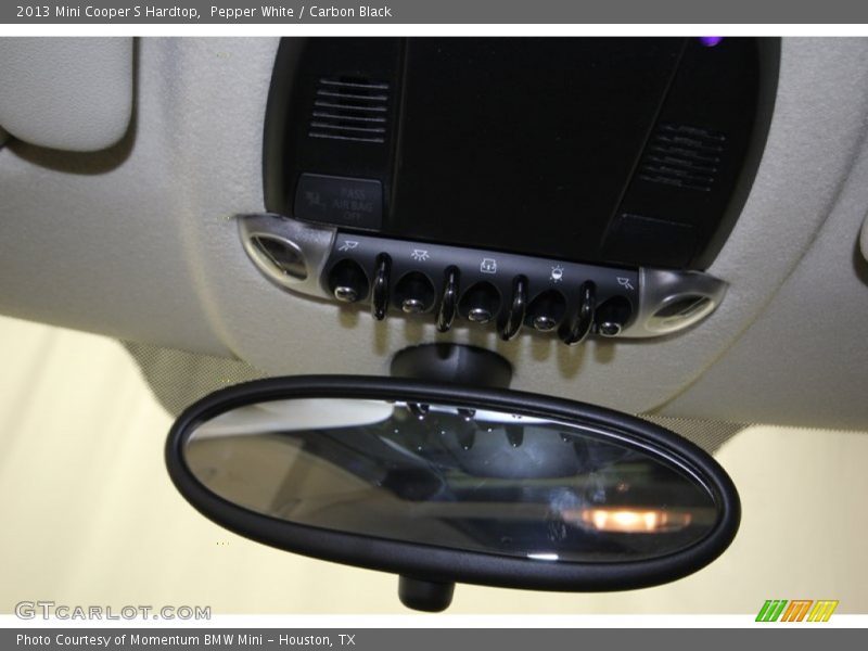 Pepper White / Carbon Black 2013 Mini Cooper S Hardtop