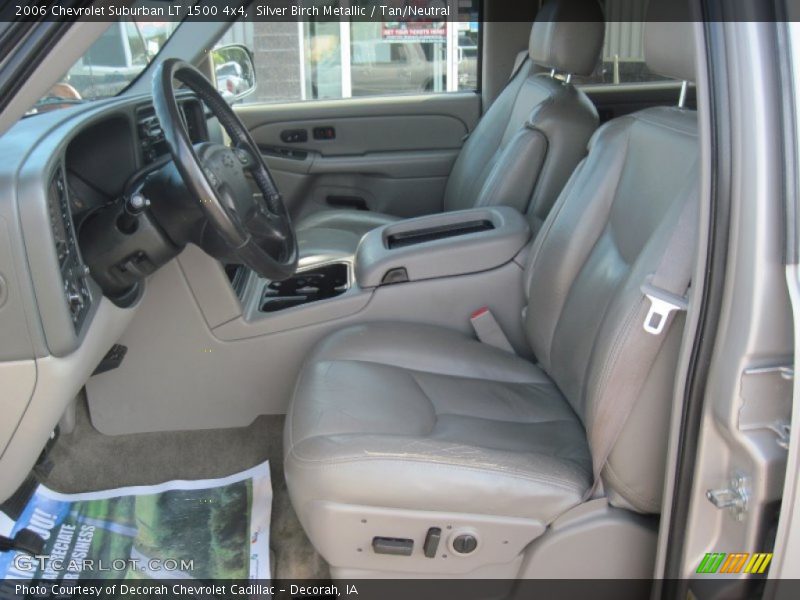 Silver Birch Metallic / Tan/Neutral 2006 Chevrolet Suburban LT 1500 4x4
