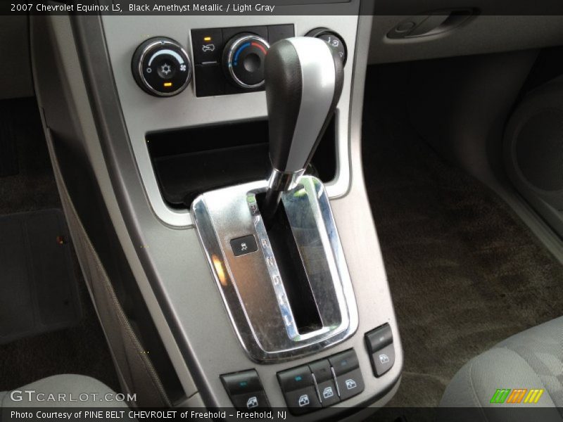 Black Amethyst Metallic / Light Gray 2007 Chevrolet Equinox LS