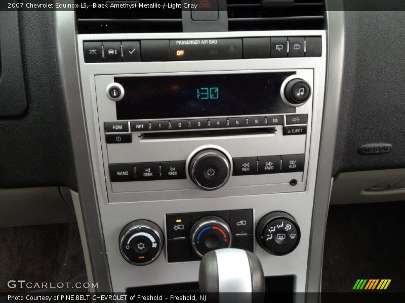 Black Amethyst Metallic / Light Gray 2007 Chevrolet Equinox LS