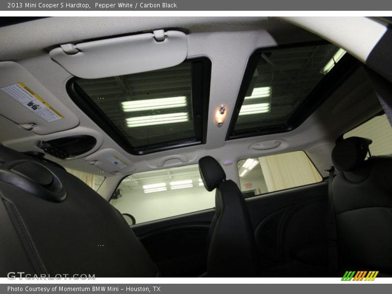 Pepper White / Carbon Black 2013 Mini Cooper S Hardtop