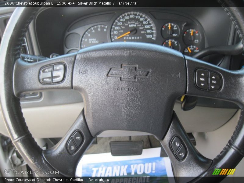Silver Birch Metallic / Tan/Neutral 2006 Chevrolet Suburban LT 1500 4x4