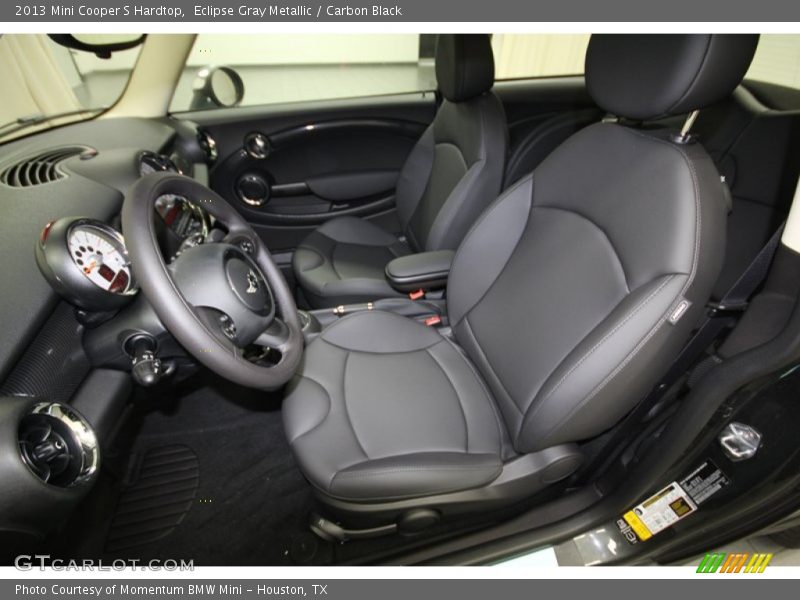 Eclipse Gray Metallic / Carbon Black 2013 Mini Cooper S Hardtop
