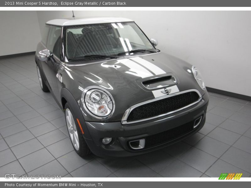Eclipse Gray Metallic / Carbon Black 2013 Mini Cooper S Hardtop