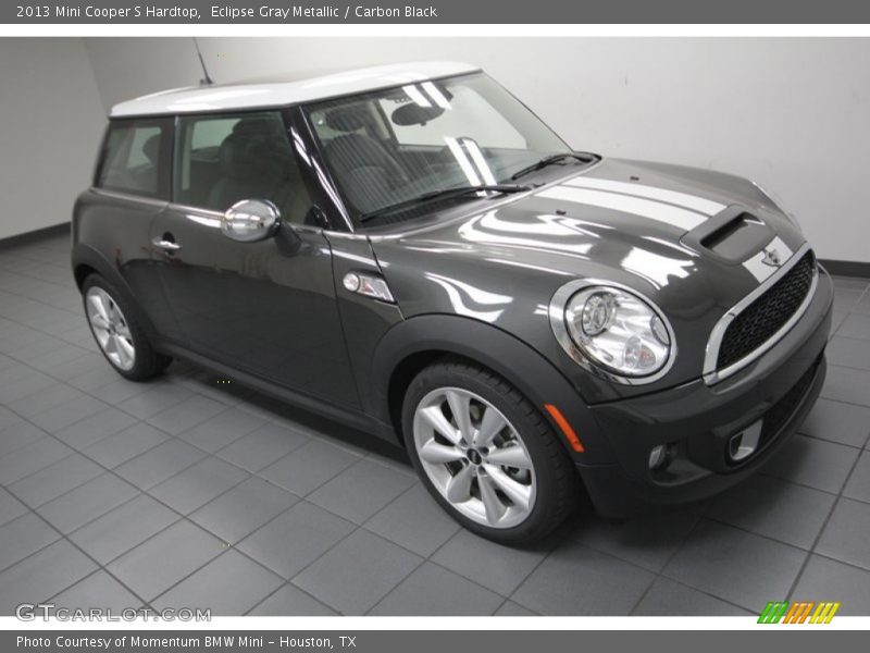 Eclipse Gray Metallic / Carbon Black 2013 Mini Cooper S Hardtop