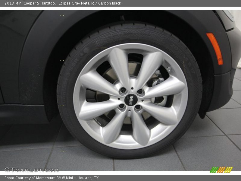 Eclipse Gray Metallic / Carbon Black 2013 Mini Cooper S Hardtop