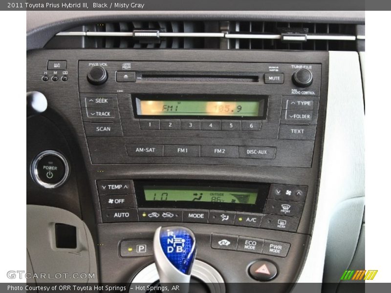 Black / Misty Gray 2011 Toyota Prius Hybrid III