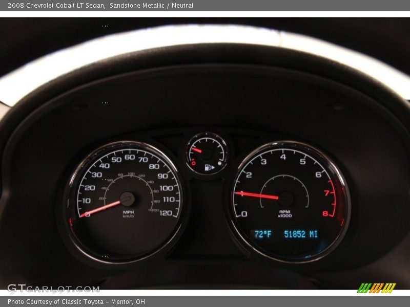 Sandstone Metallic / Neutral 2008 Chevrolet Cobalt LT Sedan