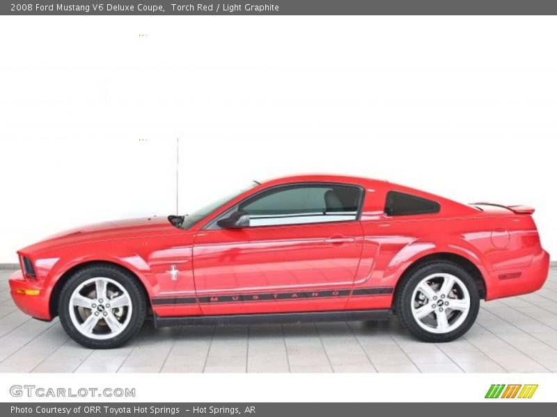 Torch Red / Light Graphite 2008 Ford Mustang V6 Deluxe Coupe