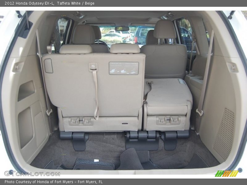 Taffeta White / Beige 2012 Honda Odyssey EX-L