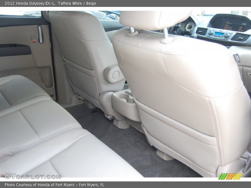 Taffeta White / Beige 2012 Honda Odyssey EX-L