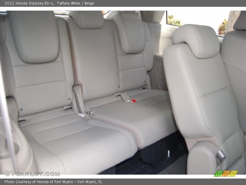 Taffeta White / Beige 2012 Honda Odyssey EX-L