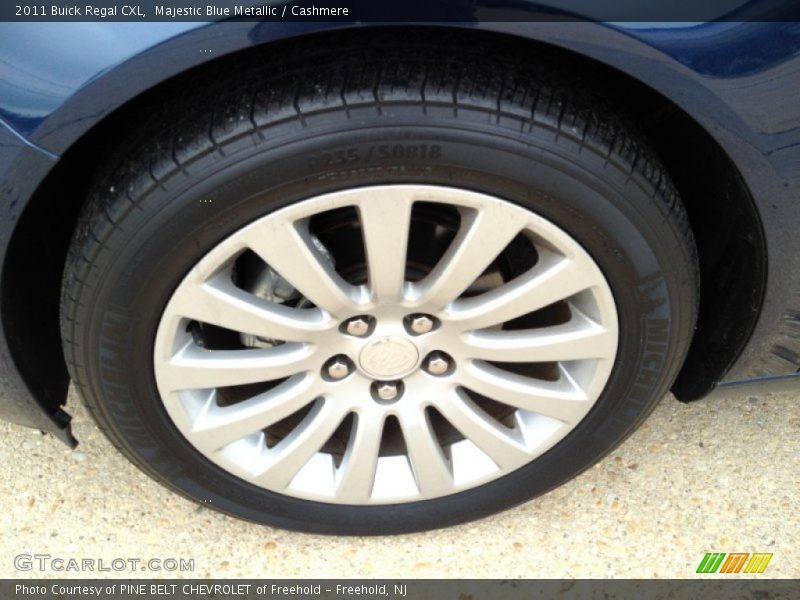 Majestic Blue Metallic / Cashmere 2011 Buick Regal CXL