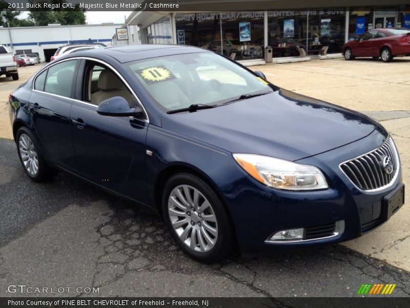 Majestic Blue Metallic / Cashmere 2011 Buick Regal CXL
