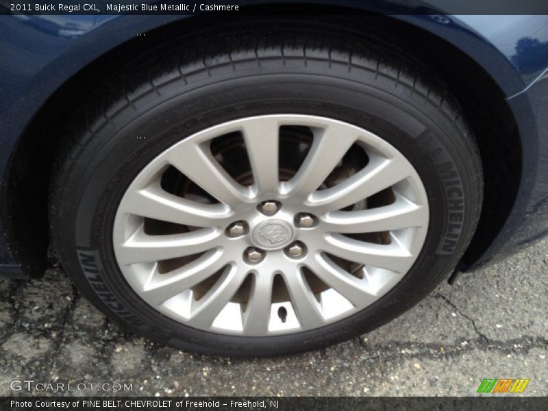 Majestic Blue Metallic / Cashmere 2011 Buick Regal CXL