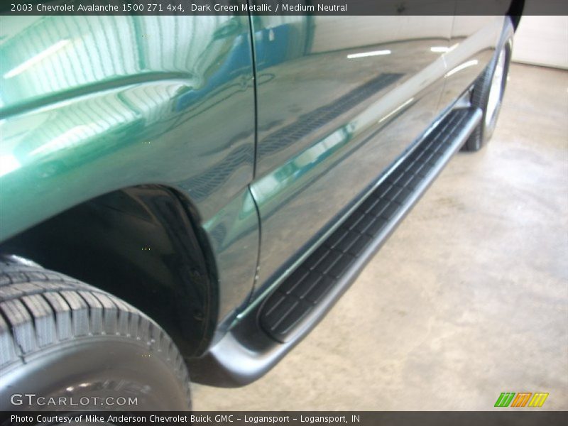 Dark Green Metallic / Medium Neutral 2003 Chevrolet Avalanche 1500 Z71 4x4