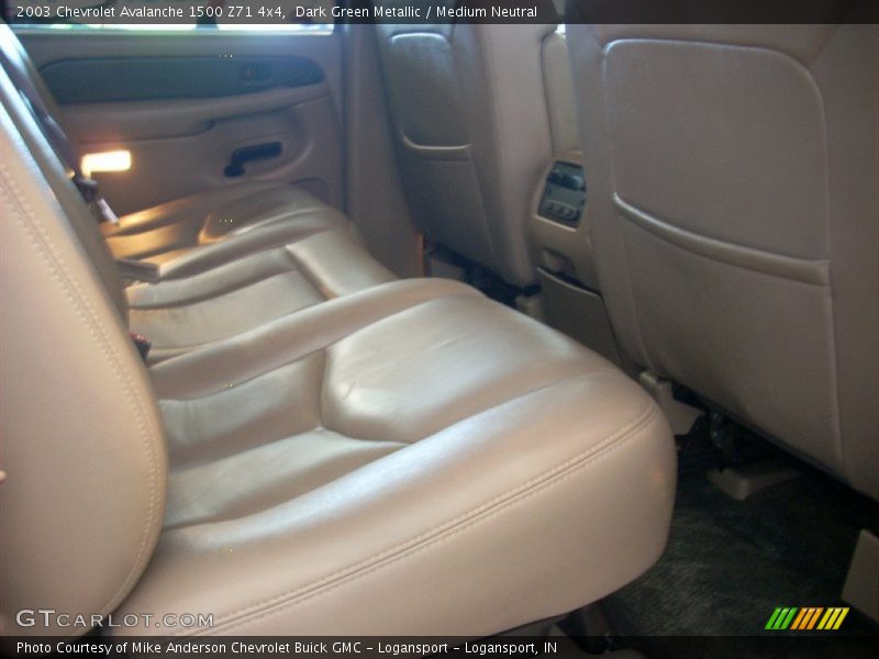 Dark Green Metallic / Medium Neutral 2003 Chevrolet Avalanche 1500 Z71 4x4