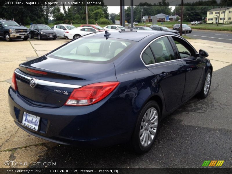 Majestic Blue Metallic / Cashmere 2011 Buick Regal CXL