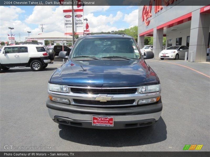 Dark Blue Metallic / Tan/Neutral 2004 Chevrolet Tahoe LS