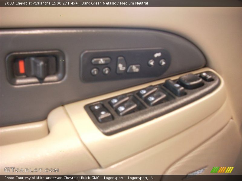 Dark Green Metallic / Medium Neutral 2003 Chevrolet Avalanche 1500 Z71 4x4