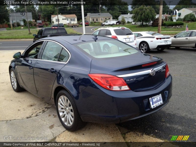 Majestic Blue Metallic / Cashmere 2011 Buick Regal CXL