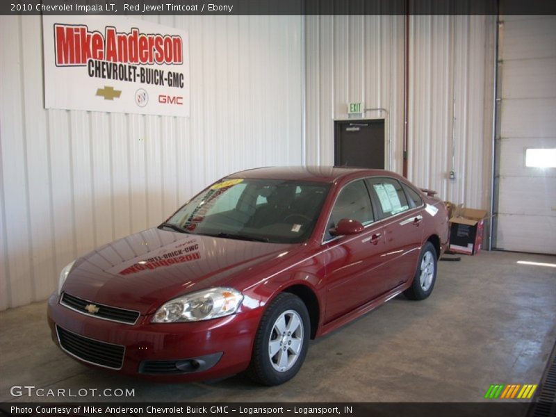 Red Jewel Tintcoat / Ebony 2010 Chevrolet Impala LT