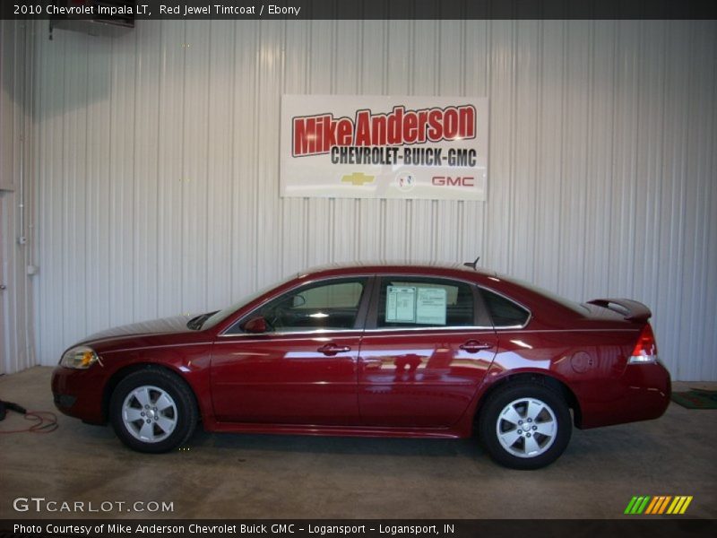 Red Jewel Tintcoat / Ebony 2010 Chevrolet Impala LT