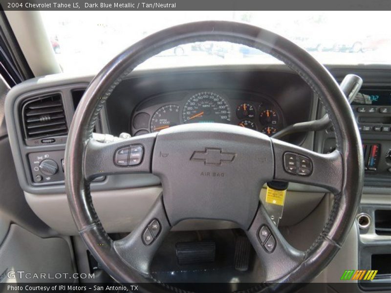 Dark Blue Metallic / Tan/Neutral 2004 Chevrolet Tahoe LS