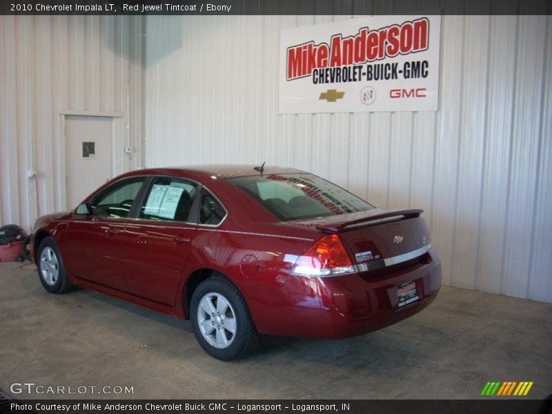 Red Jewel Tintcoat / Ebony 2010 Chevrolet Impala LT