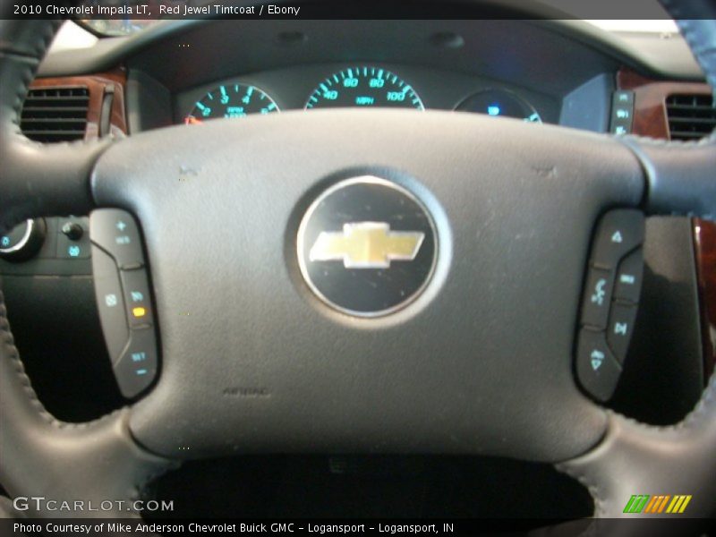 Red Jewel Tintcoat / Ebony 2010 Chevrolet Impala LT
