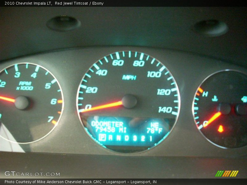 Red Jewel Tintcoat / Ebony 2010 Chevrolet Impala LT
