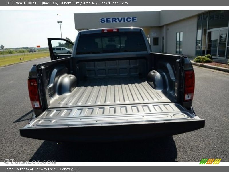 Mineral Gray Metallic / Black/Diesel Gray 2013 Ram 1500 SLT Quad Cab