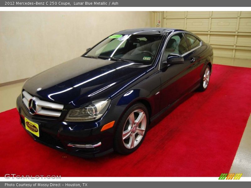 Lunar Blue Metallic / Ash 2012 Mercedes-Benz C 250 Coupe