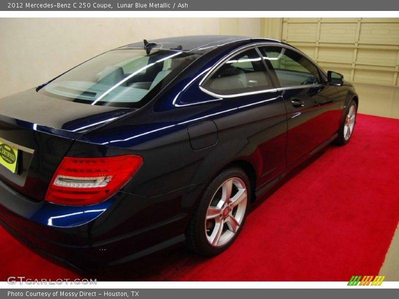 Lunar Blue Metallic / Ash 2012 Mercedes-Benz C 250 Coupe