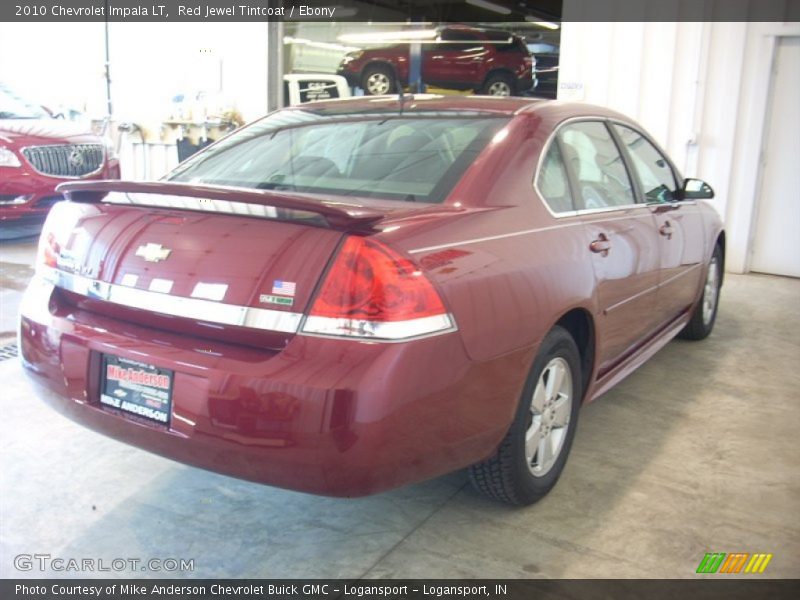 Red Jewel Tintcoat / Ebony 2010 Chevrolet Impala LT