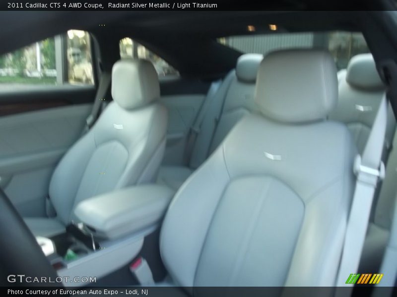 Radiant Silver Metallic / Light Titanium 2011 Cadillac CTS 4 AWD Coupe