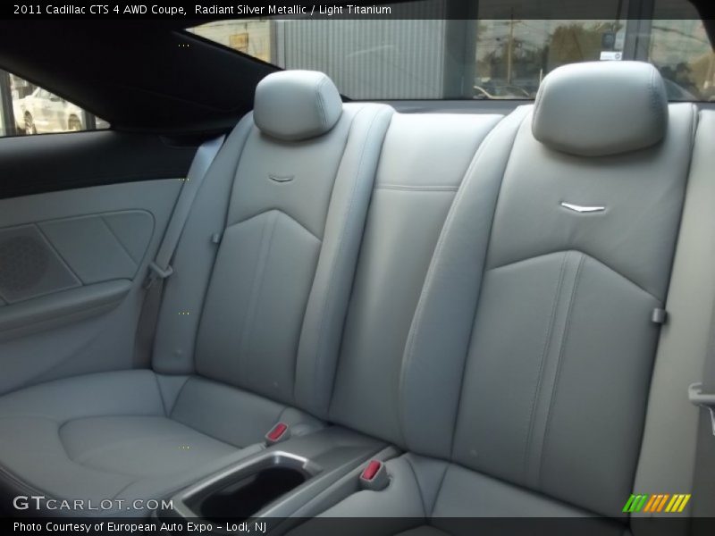 Radiant Silver Metallic / Light Titanium 2011 Cadillac CTS 4 AWD Coupe