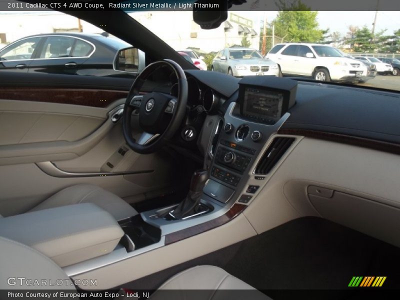 Radiant Silver Metallic / Light Titanium 2011 Cadillac CTS 4 AWD Coupe