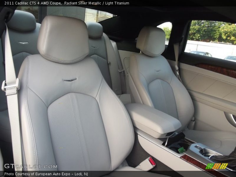 Radiant Silver Metallic / Light Titanium 2011 Cadillac CTS 4 AWD Coupe