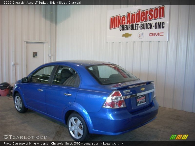 Bright Blue / Charcoal 2009 Chevrolet Aveo LT Sedan