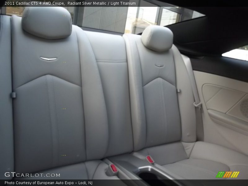 Radiant Silver Metallic / Light Titanium 2011 Cadillac CTS 4 AWD Coupe