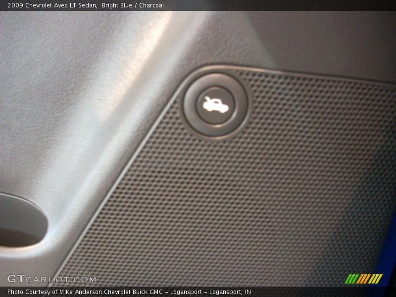 Bright Blue / Charcoal 2009 Chevrolet Aveo LT Sedan